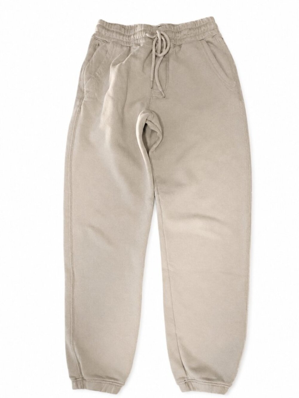 Hollister Relaxed Jogger Sweatpants Light Beige Men's XS Tall